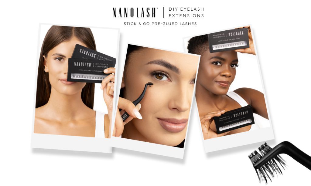 pestañas con preadhesivo de Nanolash