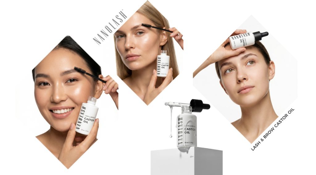 aceite de ricino y pestañas nanolash